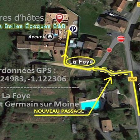 Les Belles Epoques B&B - Proche Puy Du Fou Saint-Germain-sur-Moine Zewnętrze zdjęcie